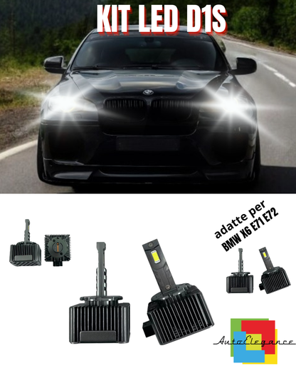 ⭐LAMPADE D1S LED 6000K DA XENON A LED MATRIX ADATTO PER BMW X6 E71 E72 ⭐