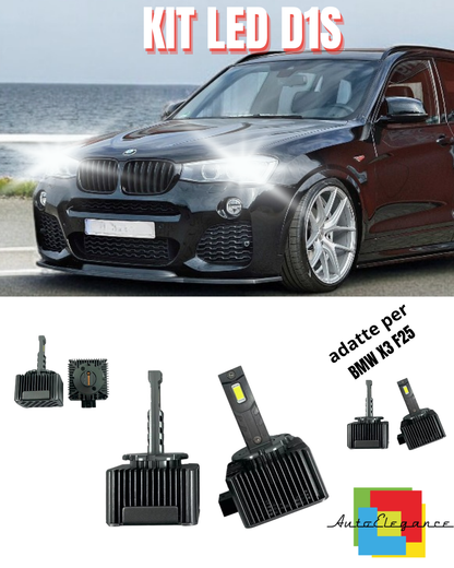 ⭐LAMPADE D1S LED 6000K DA XENON A LED MATRIX ADATTO PER BMW X3 F25 ⭐