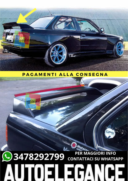 🔥SPOILER ADATTO PER  BMW SERIE 3 E30 EVO STILE ( 1982-1994 )🔥