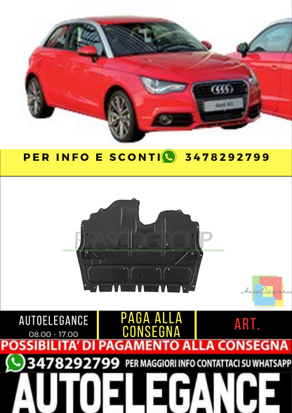 ✨AD1201910 COPRIMOTORE-INFERIORE MOD. BENZINA 1.0-1.2 per AUDI A1 2010-2014✨