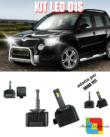 ⭐LAMPADE D1S LED 6000K DA XENON A LED MATRIX ADATTO PER SKODA YETI ⭐