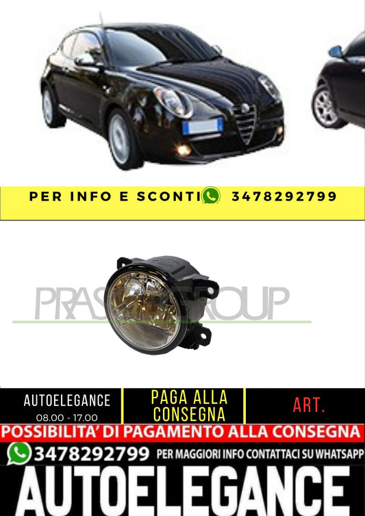 ✨FT3444433 FENDINEBBIA DESTRO/SINISTRO-CON LAMPADINA PER ALFA ROMEO-STELVIO 16+✨