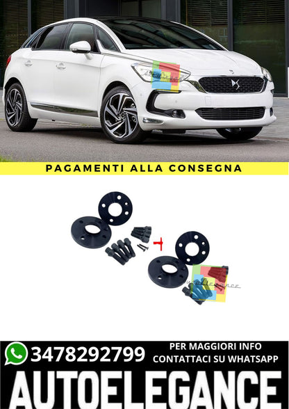 ⭐KIT 4 DISTANZIALI 16+20mm NERO ADATTO PER CITROEN DS5 dal 2011 al 2015⭐
