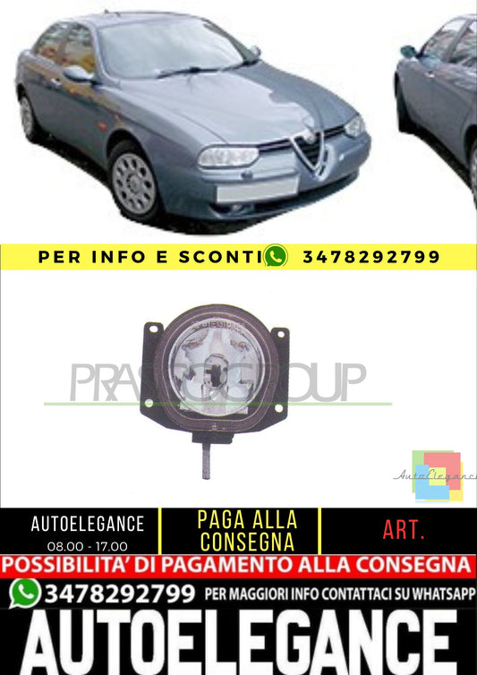 🔥AA0804413 FENDINEBBIA DESTRO/SINISTRO PER ALFA ROMEO - 156 1997-2003🔥