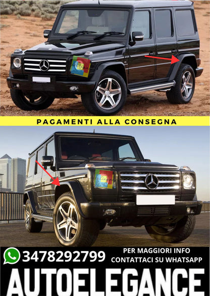❤️‍🔥KIT 4 PARAFANGHI 10CM  ADATTO PER  MERCEDES CLASSE G W463❤️‍🔥