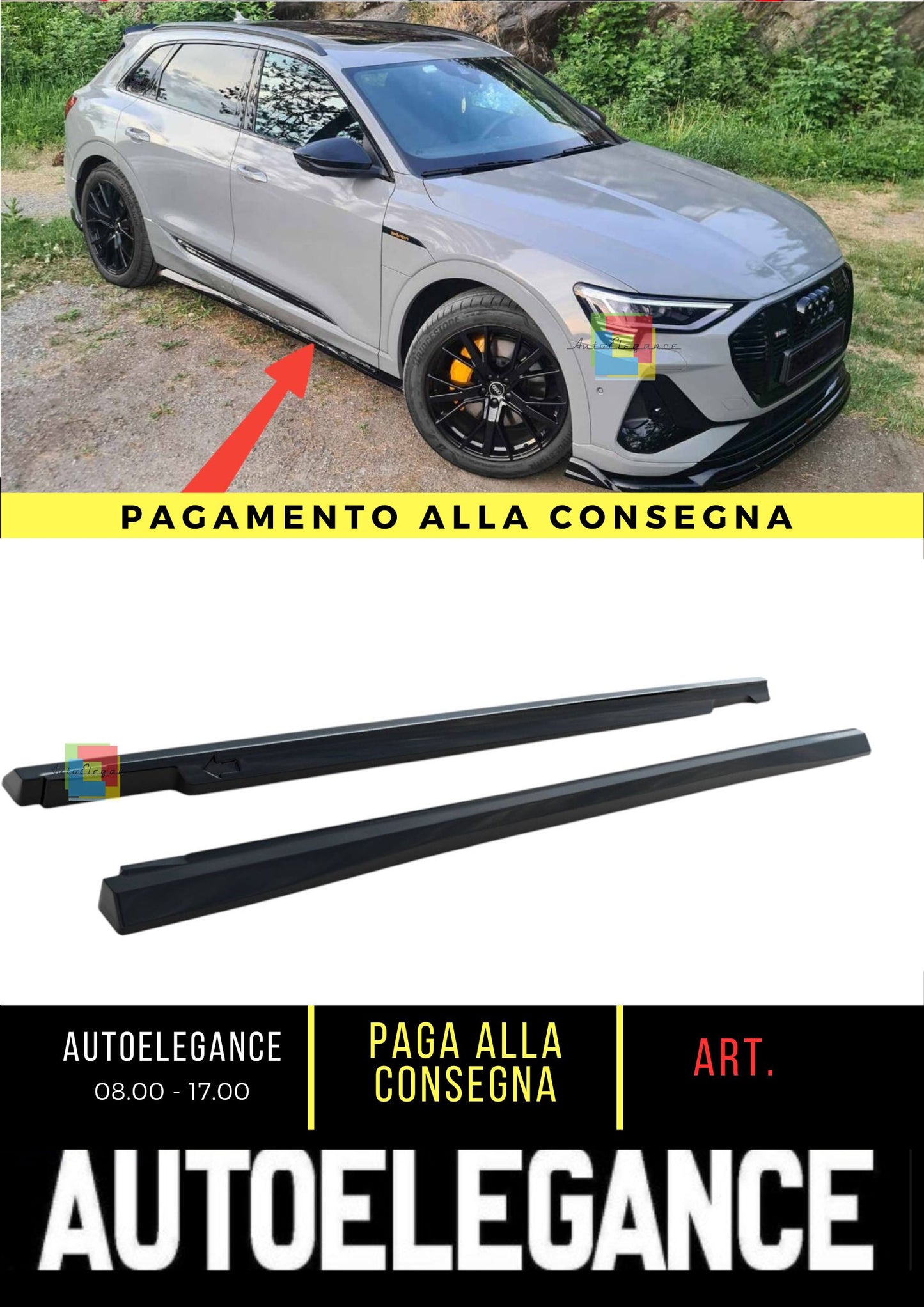🤩Minigonne laterali Adatto Per Audi e-Tron S-Line🤩