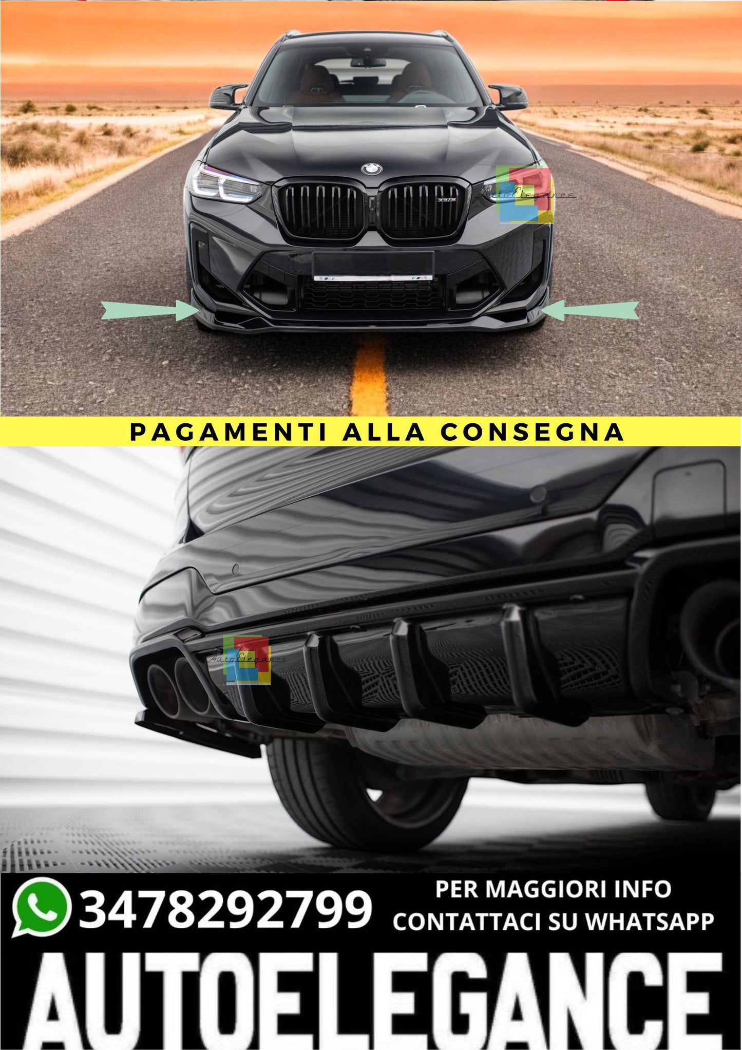 🔥Bodykit  Adatto Per BMW X3 M F97 Facelift🔥