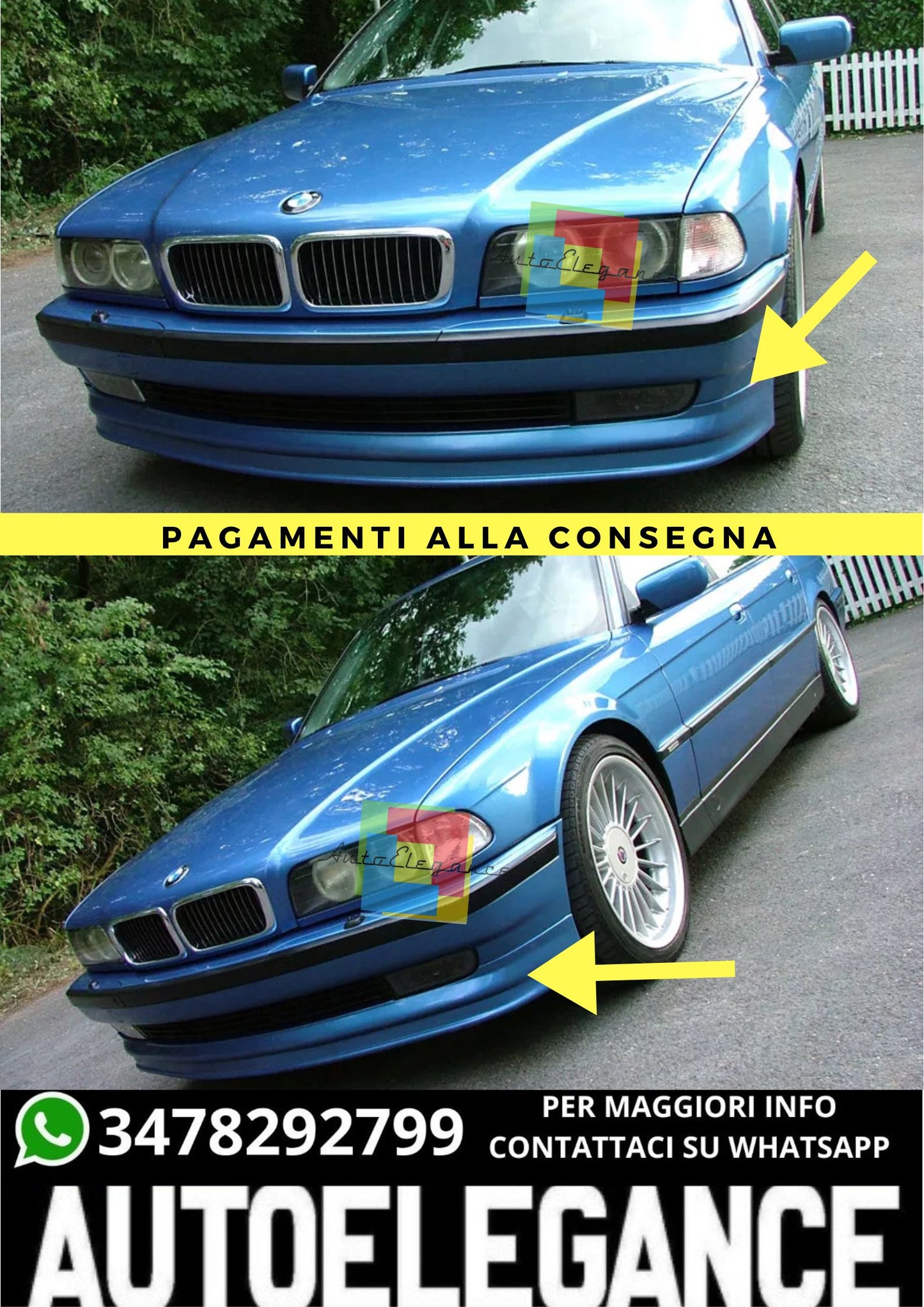 🔥PARAURTI  ADATTO PER BMW E38 SERIE 7 🔥