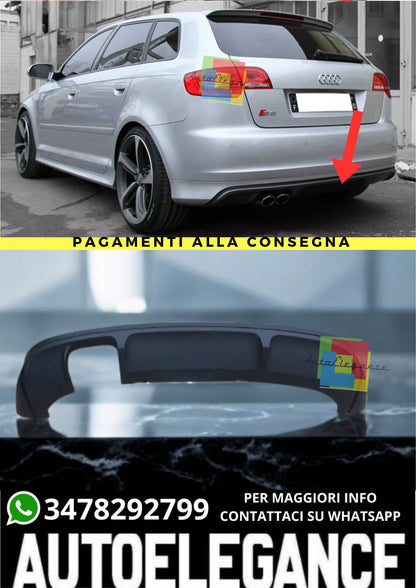 🔥DIFFUSORE  ADATTO PER  AUDI A3 8P 5 PORTES 🔥