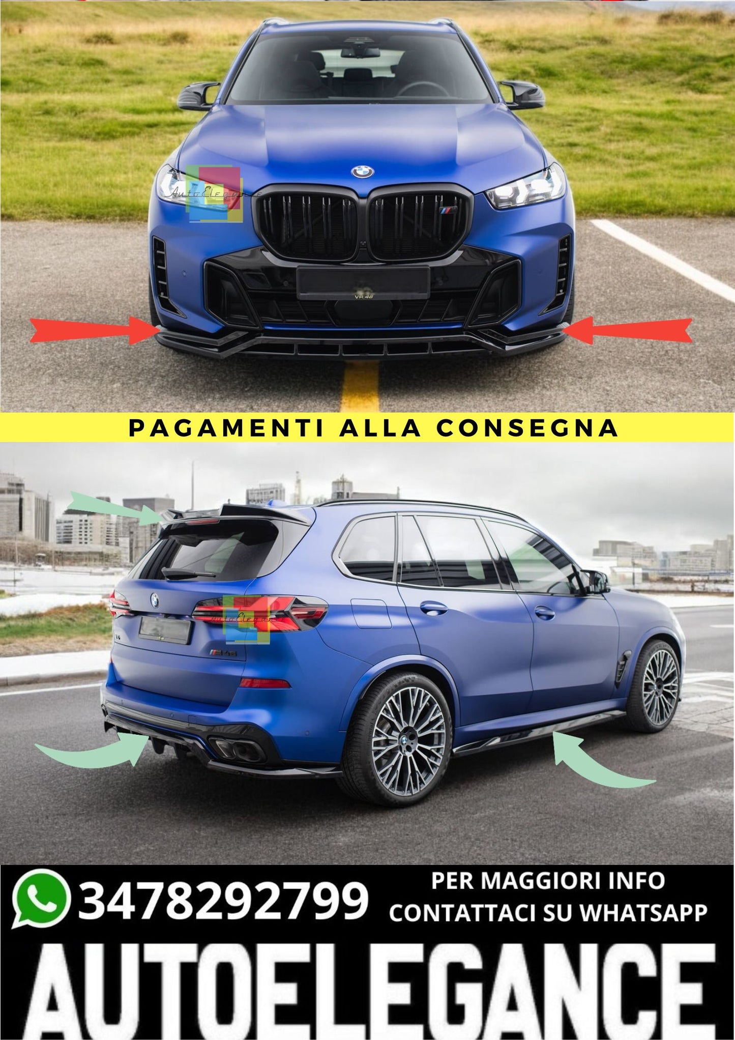 🔥Bodykit  Adatto Per BMW X5 M-Pack G05 Facelift🔥
