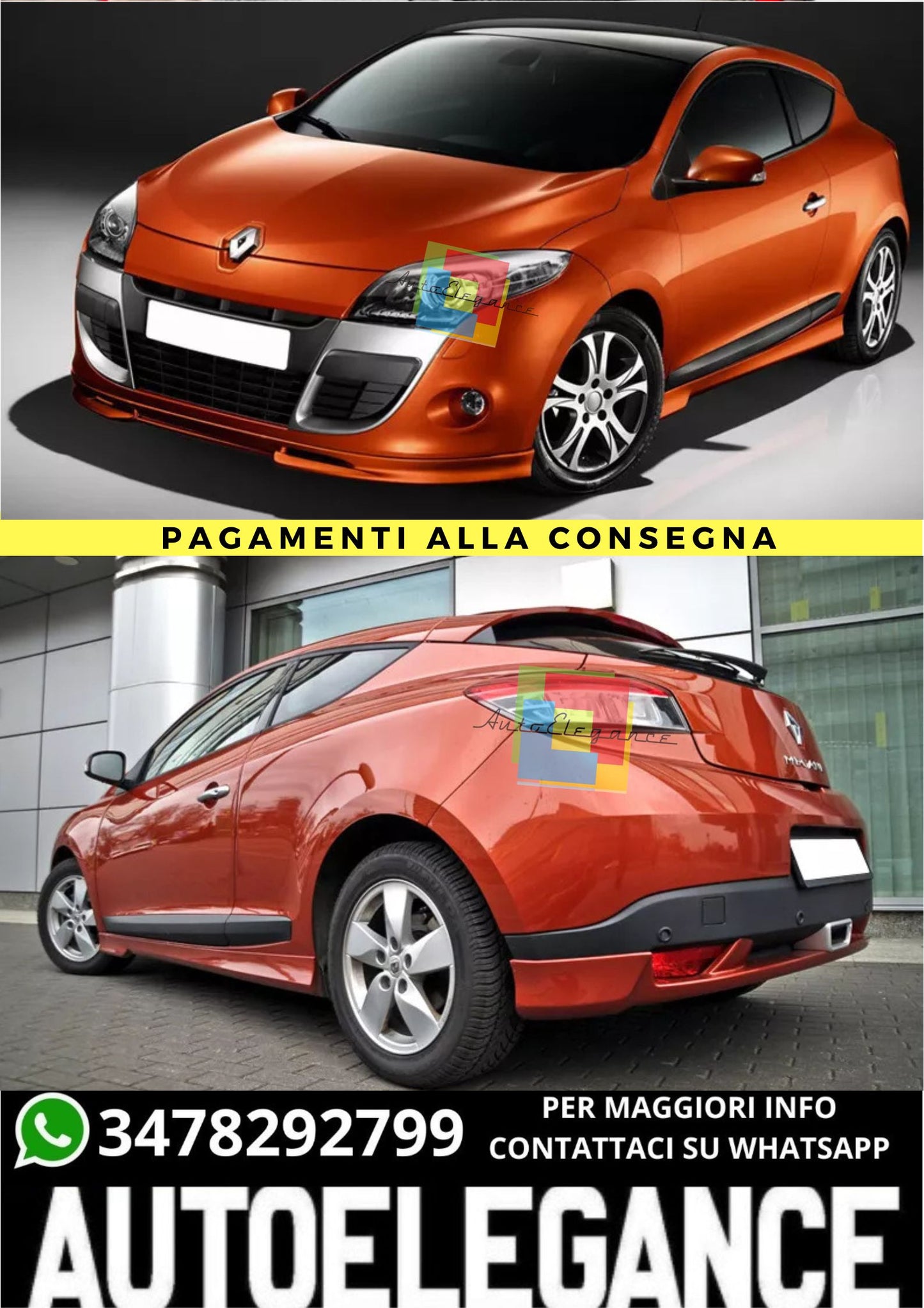 🔥BODYKITT ADATTO PER RENAULT MEGANE III 3 COUPE🔥