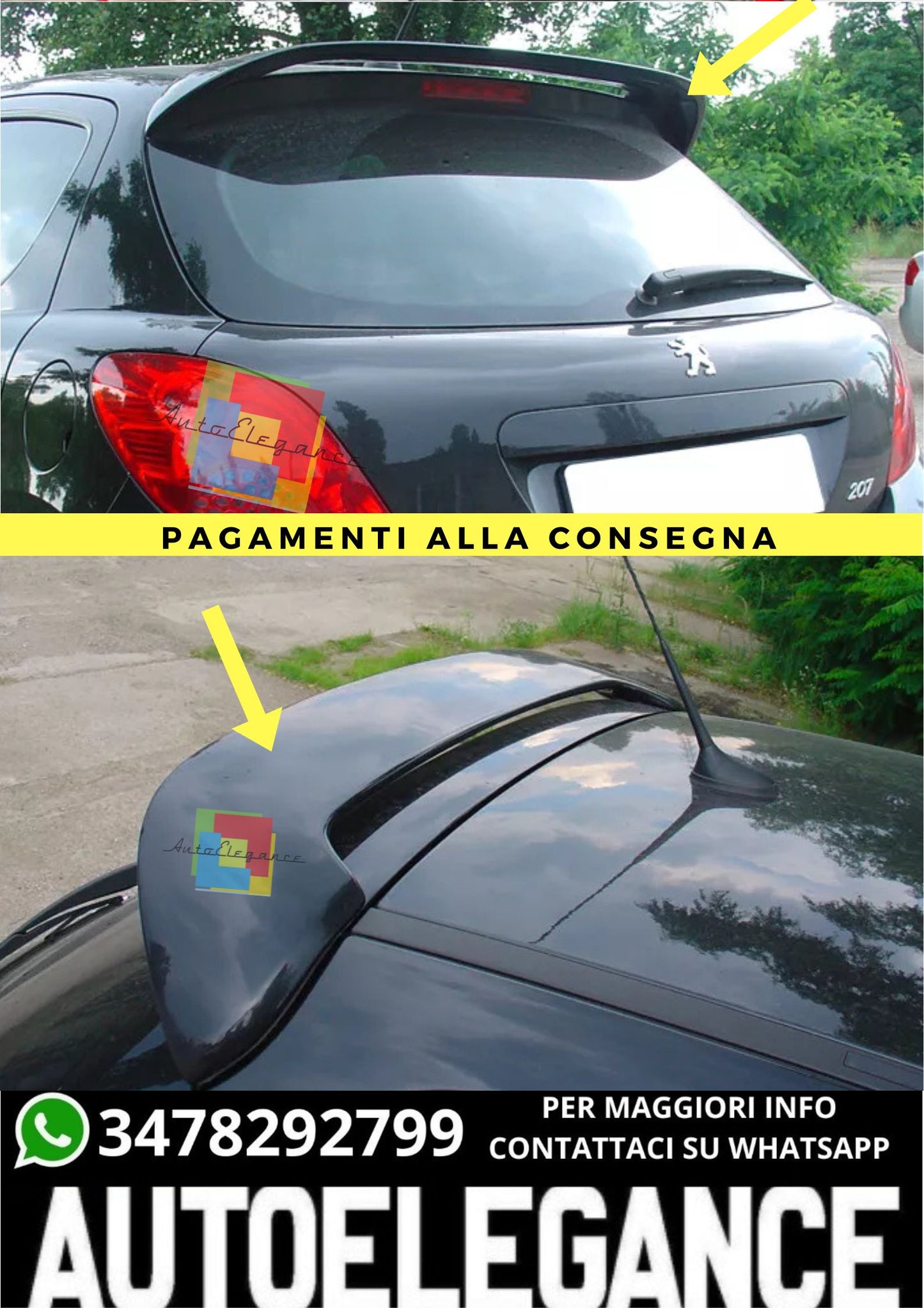❤️‍🔥SPOILER ADATTO PER PEUGEOT 207❤️‍🔥