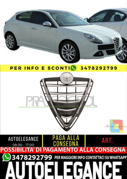 ✨AA3442001 GRIGLIA RADIATORE-CROMATA ADATTA PER ALFA ROMEO - GIULIETTA 10-16✨