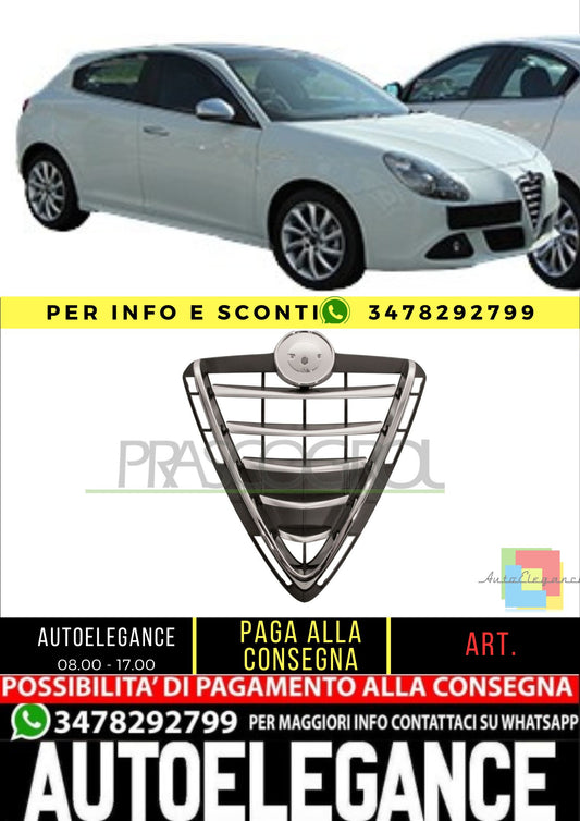✨AA3442001 GRIGLIA RADIATORE-CROMATA ADATTA PER ALFA ROMEO - GIULIETTA 10-16✨