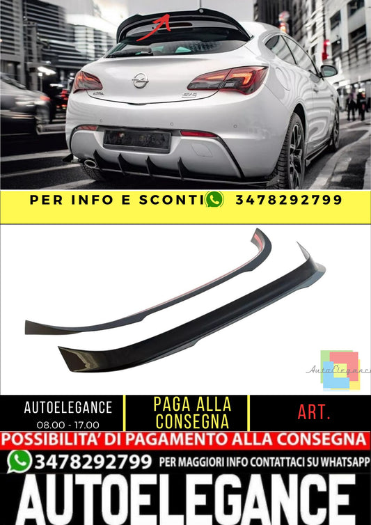 ✨SPOILER CAP ADATTO Per Vauxhall/Opel Astra J GTC VX/OPC-Line✨