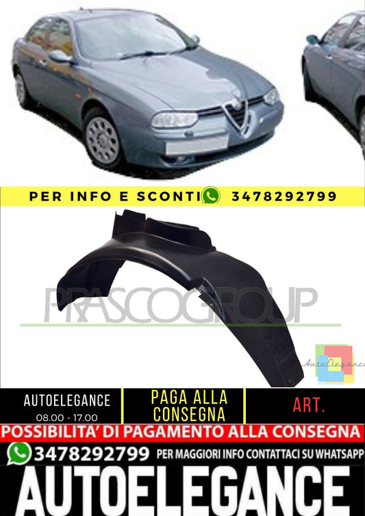🔥AA0803603 PASSARUOTA ANTERIORE DESTRO PER ALFA ROMEO - 156  97-03🔥