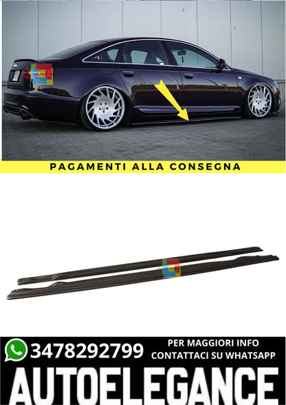 🔥 Sottominigonne Laterali Adatto Per Audi A6 S-Line C6 / C6 FL🔥