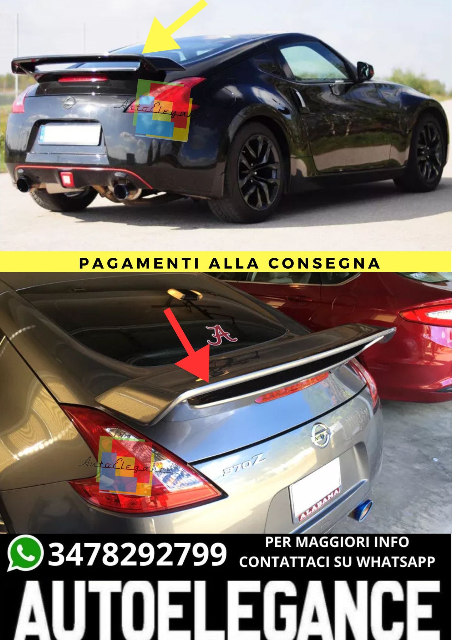 🔥SPOILER  ADATTO PER   NISSAN 370Z / 370 Z34🔥