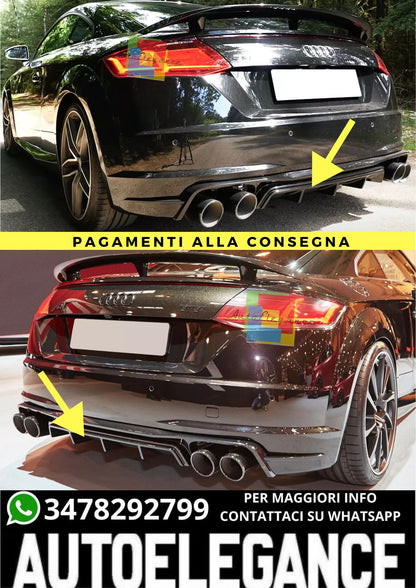 🔥DIFFUSORE  ADATTO PER  AUDI TT 8S S-LINE🔥