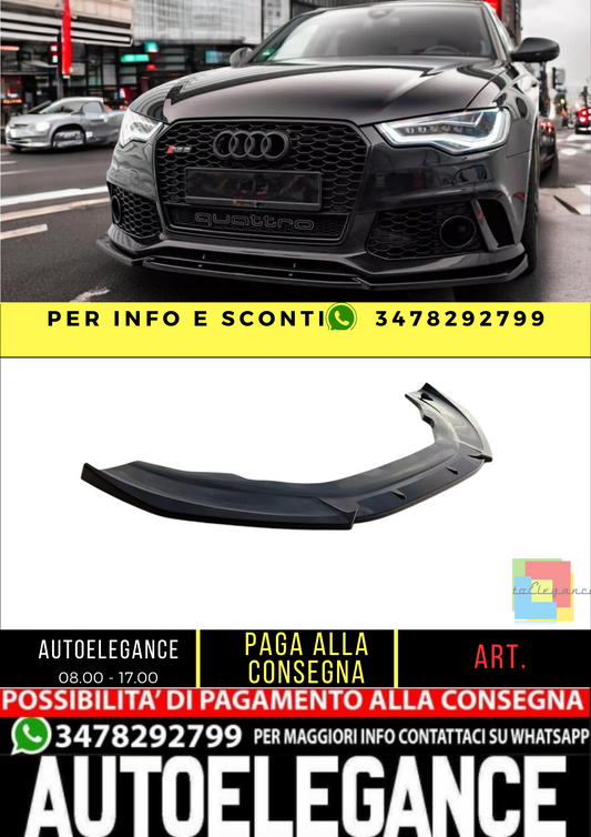 ✨Splitter suitable for Audi A6 RS6 Look C7 2011-2020✨