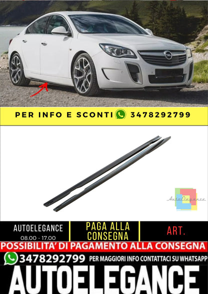 ✨MINIGONNE LATERALI ADATTE PER Opel Insignia VXR/OPC MK1 Design Abs✨