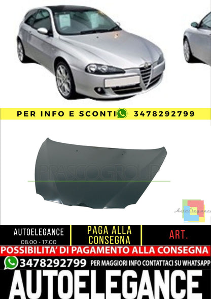 🔥AA3423100 COFANO ADATTO PER ALFA ROMEO 147 2004-2010🔥