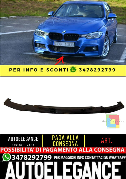 ✨SPLITTER design ABS per berlina BMW 3-Serie F30 FL M-Sport 2015-2018✨