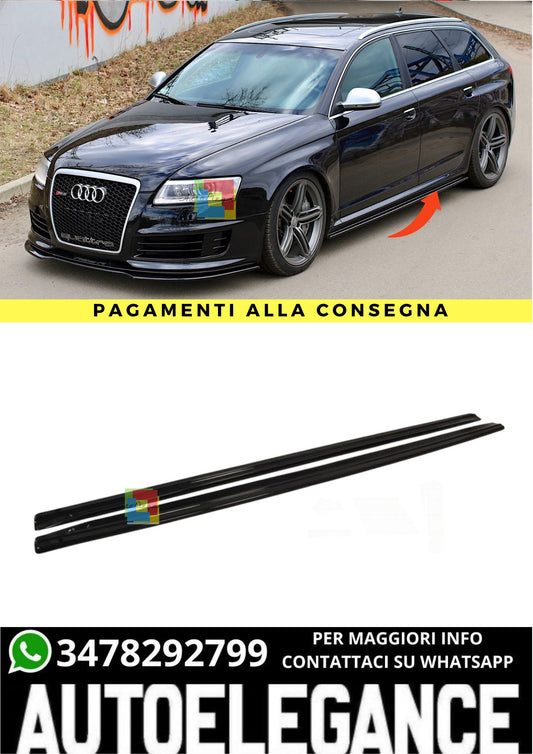 🔥Minigonne Laterali Adatto Per Audi RS6 C6🔥