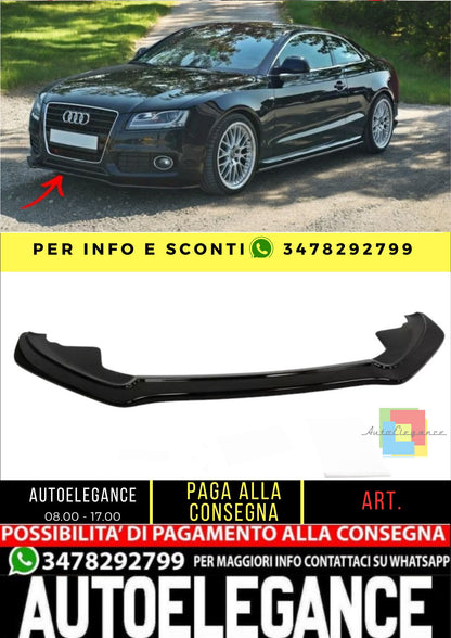 ✨SPLITTER design lucido ADATTO per Audi A5 Sline S5 & S5 B8  2007-2011✨