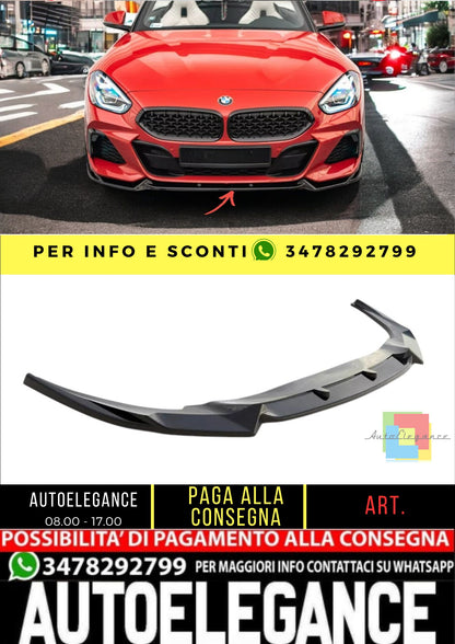 ✨SPLITTER V1 design nero lucido ABS per BMW Z4 G29 M-PACK✨