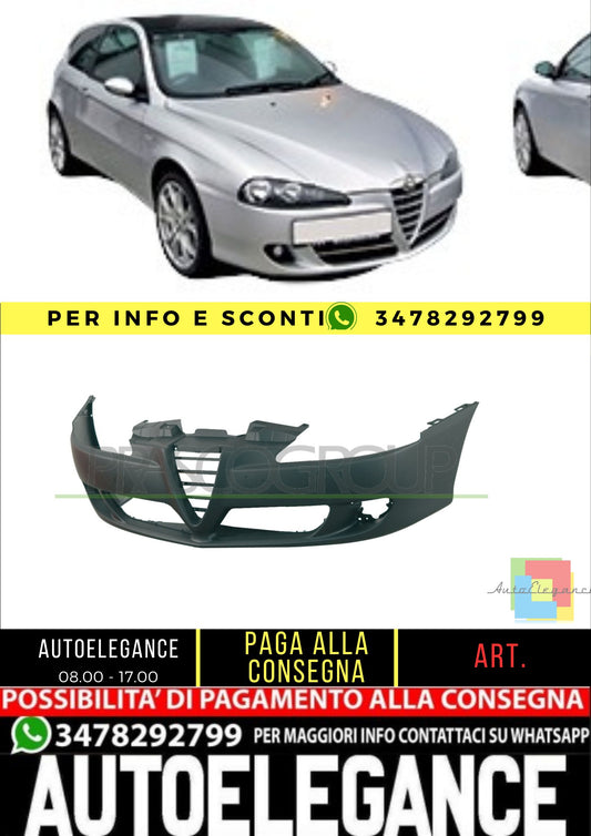 🔥AA3421001 FRONT BUMPER-PRIMED FOR ALFA ROMEO 147 2004-2010🔥 
