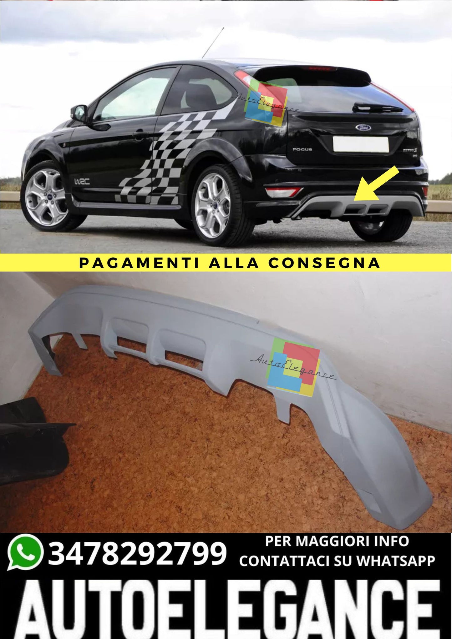 ❤️‍🔥DIFFUSORE ADATTO PER  FORD FOCUS MK2❤️‍🔥