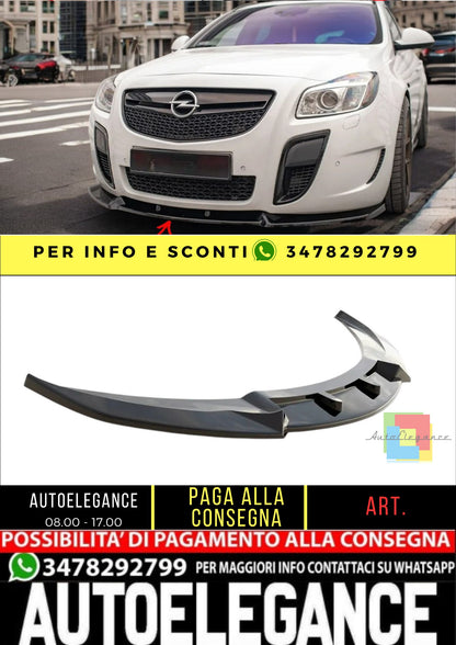 ✨Splitter anteriore V2 design per Vauxhall/Opel Insignia VXR/OPC MK1 2009-2013✨