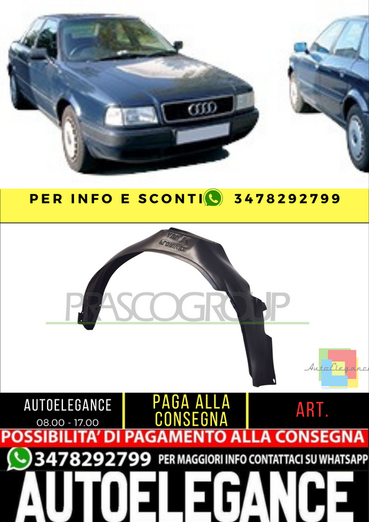 ✨AD0153603 PASSARUOTA ANTERIORE DESTRO Adatta PER AUDI - 80  1991-1994✨