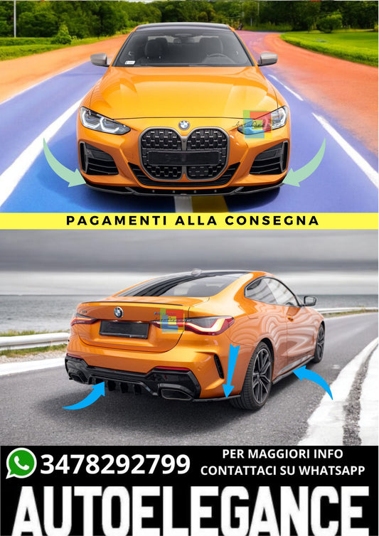 🔥Bodykit  V.1 Adatto Per  BMW M440i Coupe G22 /G22 Facelift🔥