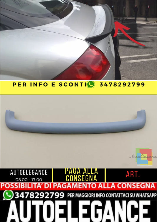 ✨SPOILER POSTERIORE ADATTO per Audi TT Mk1 (TT V6 look)✨