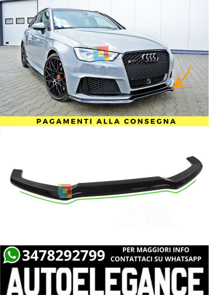 🔥Front Splitter V.1 Suitable For Audi RS3 8V Sportback🔥