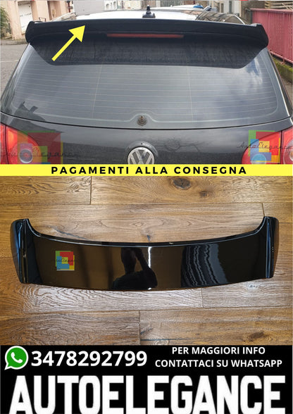 🔥SPOILER ADATTO PER VW GOLF 5 2003-2009 GTI NERO LUCIDO🔥