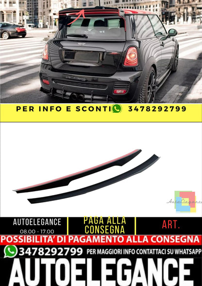 ✨SPOILER CAP V2 ADATTO PER Mini Cooper JCW R56 Nero Lucido✨