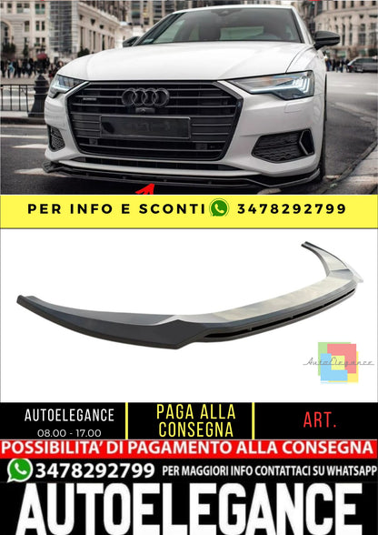 ✨SPLITTER Anteriore V3 Design Lucido Audi A6 C8 2019+✨