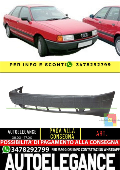 ✨AD0131000 PARAURTI ANTERIORE-NERO ADATTO PER AUDI - 80 1986-1991✨