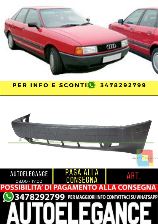 ✨AD0131000 FRONT BUMPER - BLACK SUITABLE FOR AUDI - 80 1986-1991✨