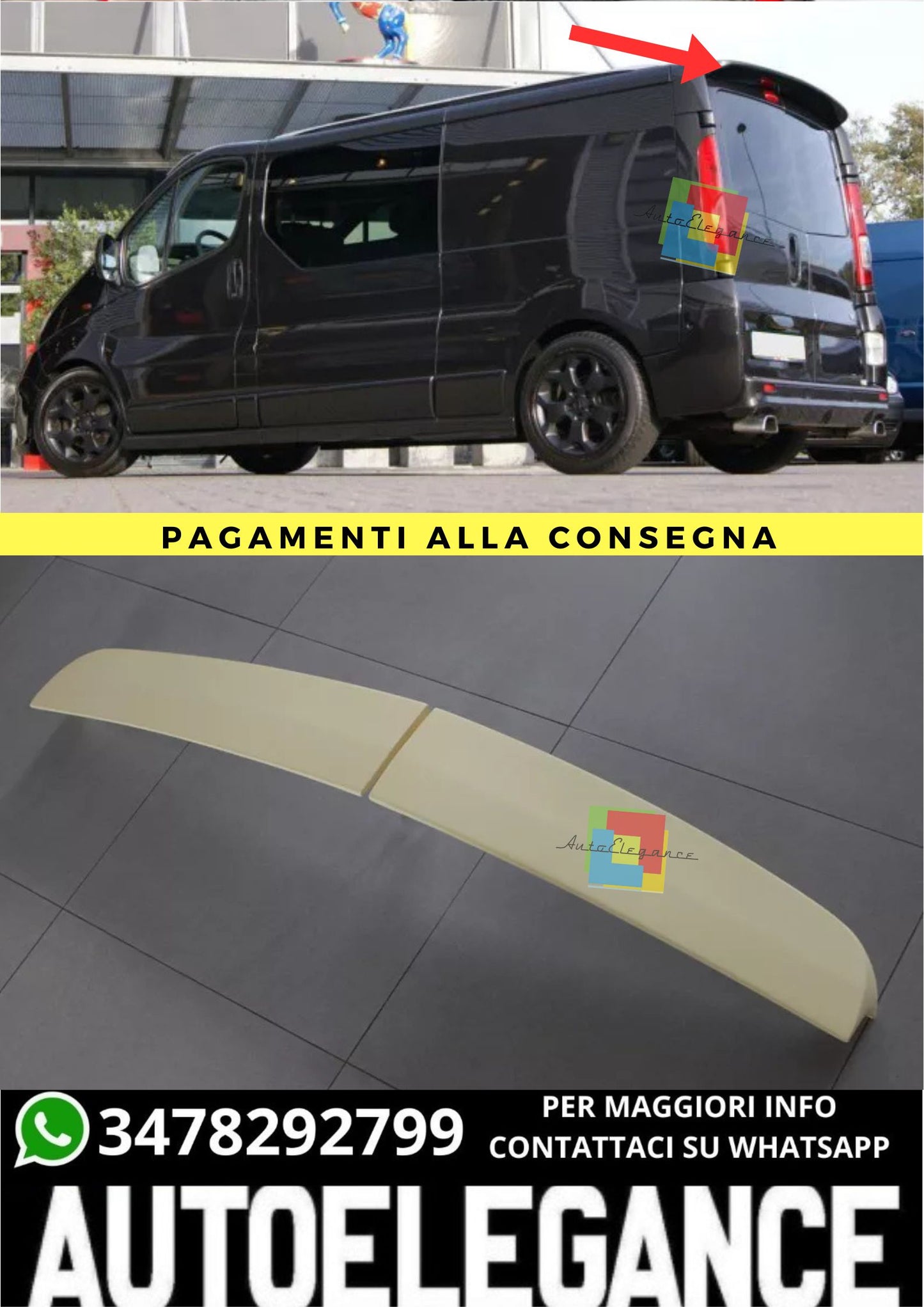 ❤️‍🔥SPOILER ADATTO PER  RENAULT TRAFIC 2❤️‍🔥