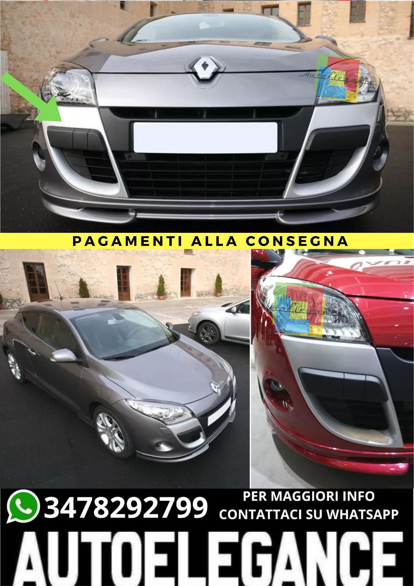 🔥PARAURTI ADATTO PER  RENAULT MEGANE 3🔥