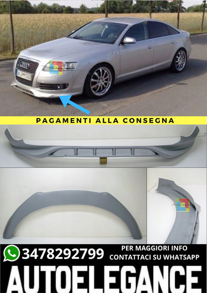 💎 Audi A6 C6 4F Splitter Anteriore Gonna💎