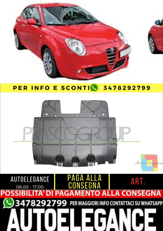 ✨FT3421900 COPRIMOTORE-INFERIORE ADATTO PER ALFA ROMEO - MITO 2008-2016✨