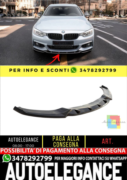 ✨SPLITTER V3 design per BMW Serie 4 Coupe M-Pack F32✨