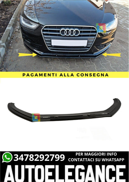 🔥Splitter Anteriore V.1 Adatto Per Audi A4 B8 FL🔥