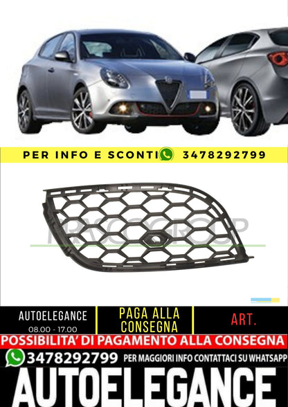 ✨AA3462113 GRIGLIA DESTRA ANTERIORE INTERNA PDC PER ALFA ROMEO GIULIETTA 16+✨