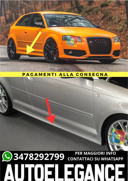 ❤️‍🔥MINIGONNE ADATTO PER AUDI A3 8P ❤️‍🔥